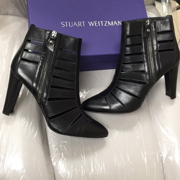 Stuart Weitzman Shoes - Stuart Weitzman Leather Booties NeverUsed